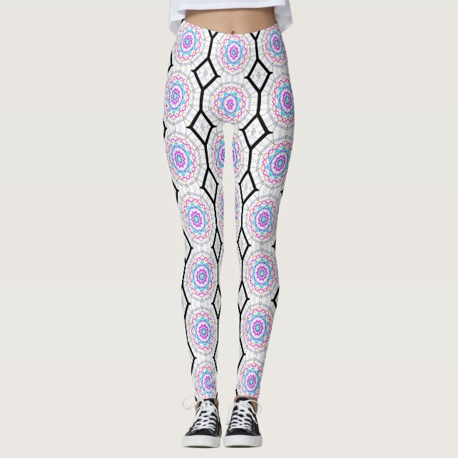Spaß mit Kaleidoskopen Leggings (Vorderseite)
