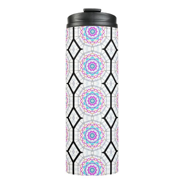 Spaß mit Kaleidoskopen Thermosbecher (Vorderseite)