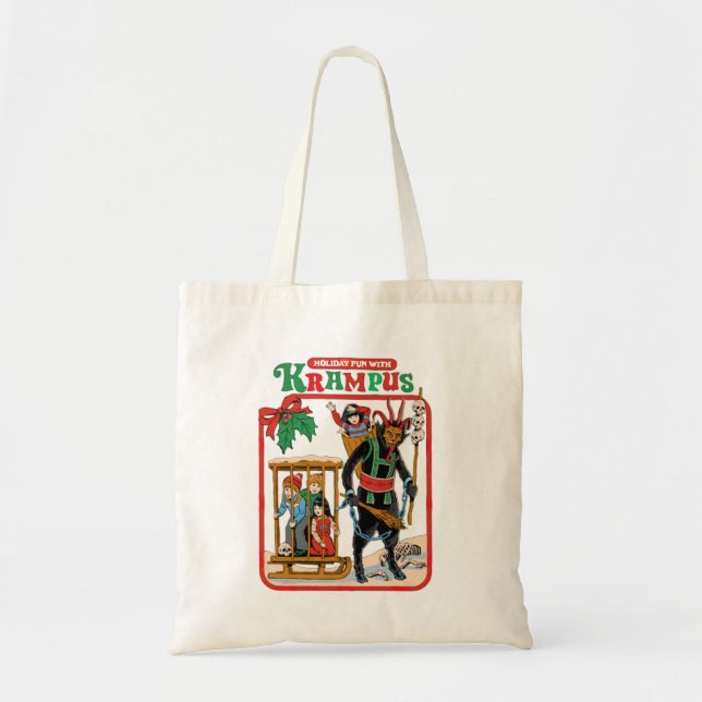 Spaß mit Krampus Tragetasche (Vorne)