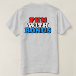 Spaß mit Prämie - Logo - vordere Tasche - T-Shirt