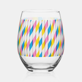 Spaß mit Strohhalmen! Trinkgefäße Weinglas Ohne Stiel