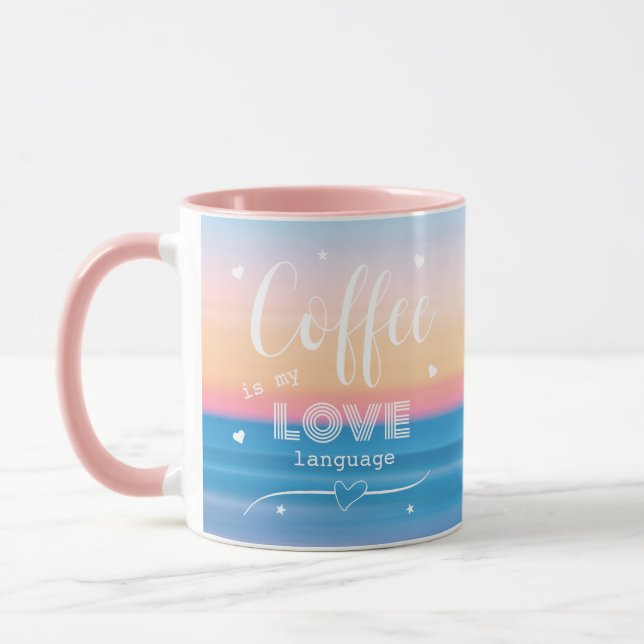 Spaß Moderner Niedlicher Kaffee ist meine Liebe Tasse (Links)