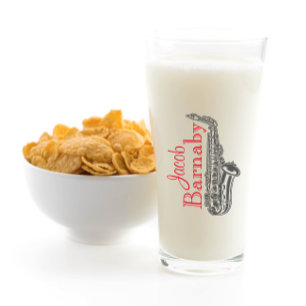 Spaß Moderner Saxophone Band Musician Glass Cup Glas