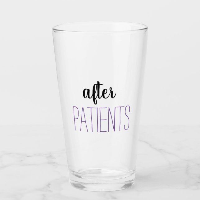Spaß nach Patienten Kaffee Tasse (Vorderseite)