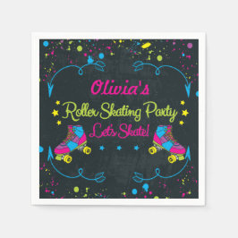 Spaß, Neon, Skate Party Napkins Serviette