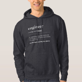 Spaß Nerdy Definition Funny Engineering Hoodie