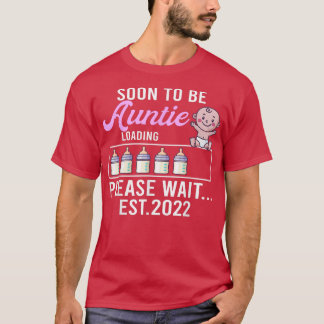 Spaß Neue Tante , Schwangerschaftsankündigung bald T-Shirt