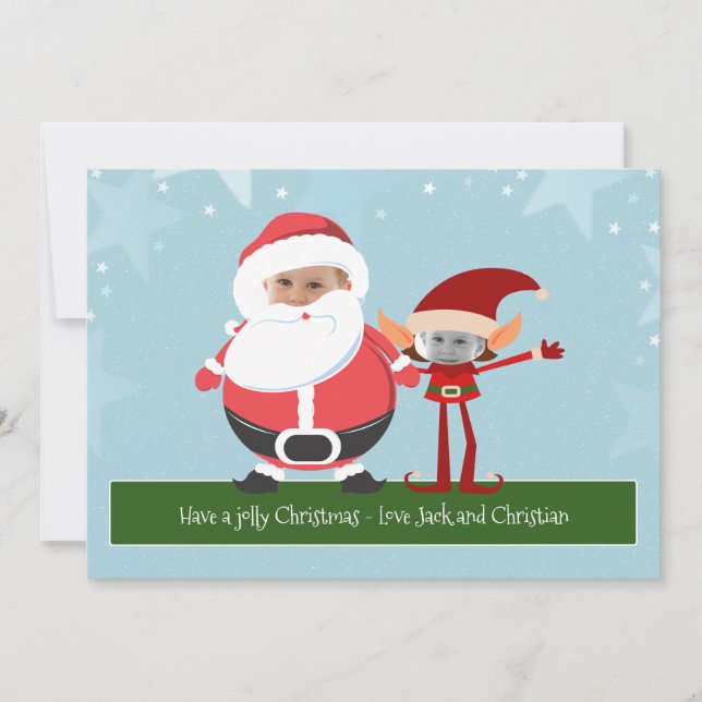 Spaß Neuheit Weihnachten und Elfen Personalisiert (Vorderseite)