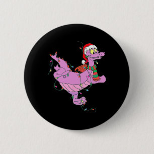 Spaß Niedlich Dragon Figlights Weihnachten Button
