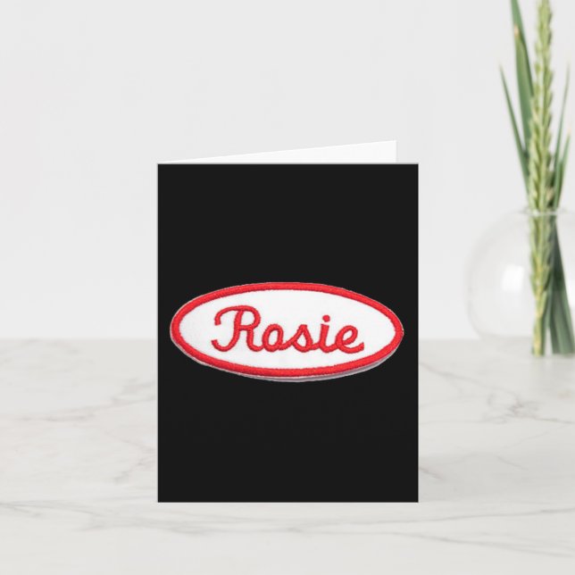 Spaß Niedlich Rosie The Riveter Feminist Costume Karte (Vorderseite)