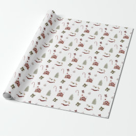 Spaß Niedliche Weihnachtsfarbe Akzente 2 Geschenk Geschenkpapier