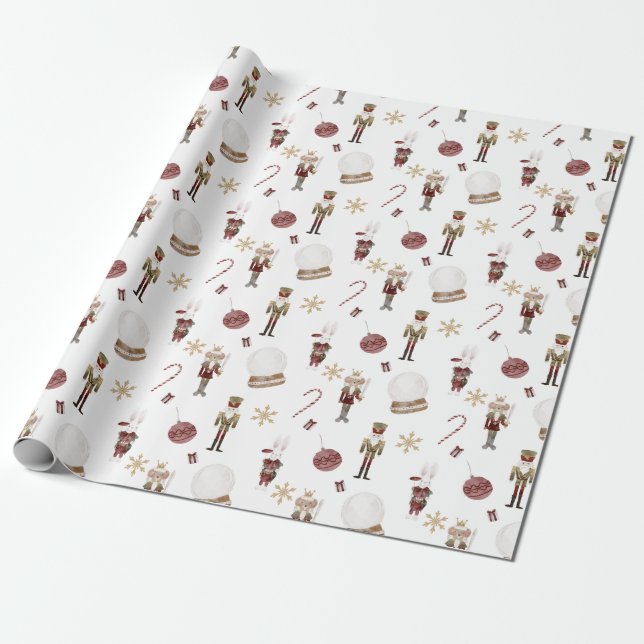 Spaß Niedliche Weihnachtsfarbe Akzente 3 Geschenk Geschenkpapier (Ungerollt)