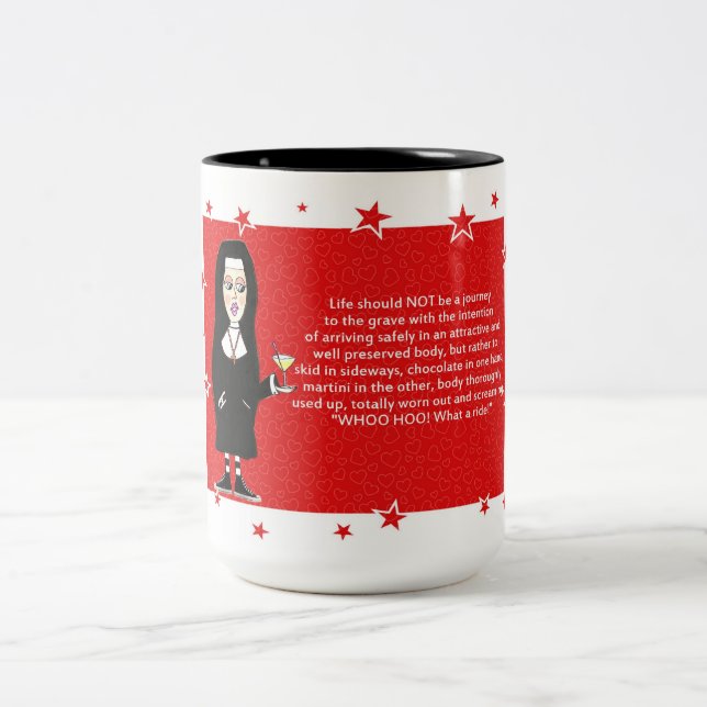 Spaß-Nonne Kaffeetasse (Mittel)