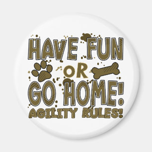 Spaß-oder Zuhause-HundeAgility-Magnet Magnet