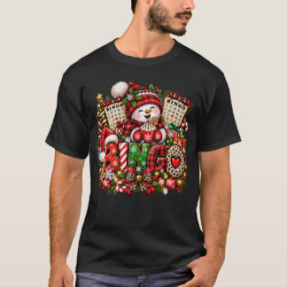 Spaß ohne Ende bei Bingo | Festlicher Weihnachts-S T-Shirt