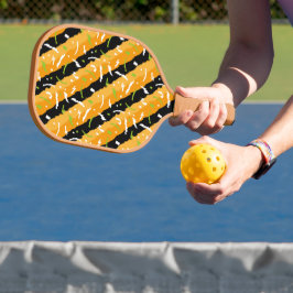 SPASS-, ORANGE- UND SCHWARZPATTER PICKLEBALL SCHLÄGER