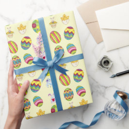 Spaß-Ostern-Muster-Feiertags-Packpapier Geschenkpapier