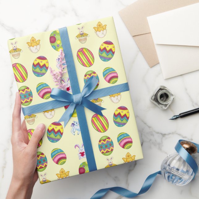 Spaß-Ostern-Muster-Feiertags-Packpapier Geschenkpapier (Schenken)