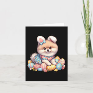 Spaß Ostertag Spitz Bunny Costume Karte