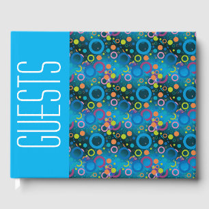 Spaß Personalisierte Christliche Schrift BLAU Circ Gästebuch