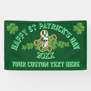 Spaß-personalisierter Sr-Patrick Tag Banner