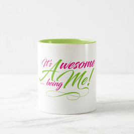 Spaß Phantastisch, mich zu sein Zweifarbige Tasse