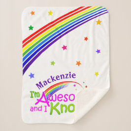 Spaß PHANTASTISCH und ich kenne es mit Rainbow auf Sherpadecke