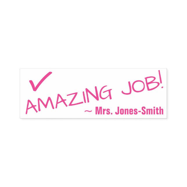 Spaß "PHANTASTISCHE JOB!" Briefmarke aus Kautschuk Permastempel (Design)
