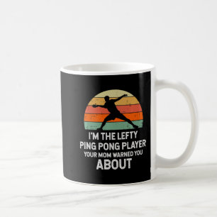 Spaß Ping Pong Tischtennis Verlassen Handplayer Kaffeetasse