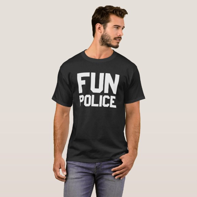 Spaß-Polizei T-Shirt (Vorne ganz)