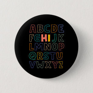Spaß Pre K Kindergarten Hi Alphabet zurück zur Sch Button