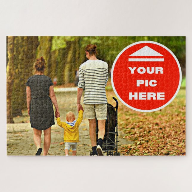 Spaß! Puzzle - Personalisiert - 20" x 30", 1014 St (Horizontal)