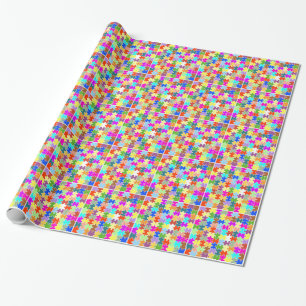 Spaß-Puzzlespiel Geschenkpapier
