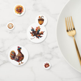 Spaß & Quirky Erntedank Niedlich Herbst Party Konfetti