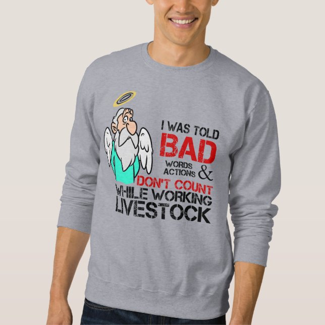 Spaß-Rändelleben Sweatshirt (Vorderseite)