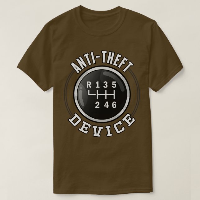 Spaß-Redewendungen für AntiTheft-Geräte T-Shirt (Design vorne)