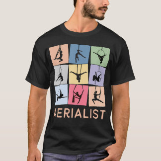 Spaß Retro-Aerialistin Liebe Aerial Hoop Aerialist T-Shirt