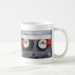 Spaß-Retro Kassette Kaffeetasse