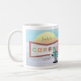 Spaß Retro Signieren Personalisierter Kaffee Cup Kaffeetasse