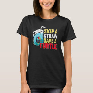 Spaß Rette ein Schildkrötenrad für Erwachsene und  T-Shirt
