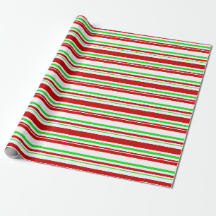 Spaß rot, weiß, grün gefärbt Weihnachten Inspirier Geschenkpapier