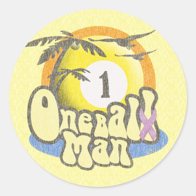 Spaß Runder Aufkleber (Vorderseite)