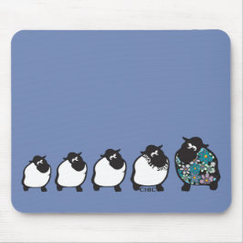 Spaß-schäbige Schafe Mousemat Mousepad
