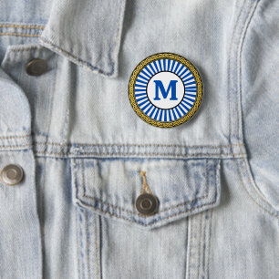 Spaß! Schaltfläche - Personalisiert - Initial hinz Button