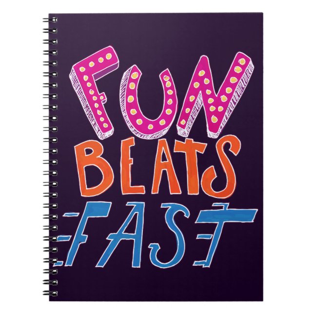 Spaß schlägt schnell notizblock (Vorderseite)