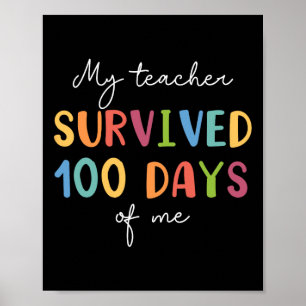 Spaß-Schule Jungen Mädchen Kinder verschenken 100  Poster