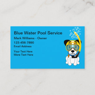 Spaß Schwimmbad-Service Neu Visitenkarte