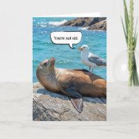 Spaß Seagull auf einer Seelenlandschaft
