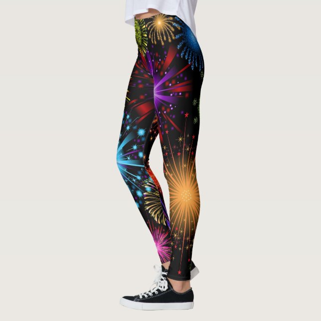 Spaß-Silvester-Feiertags-Party-Leggings Leggings (Links)
