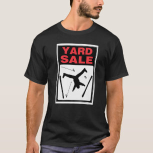 Spaß Skifahren Langlaufloipe und Motorrad überall T-Shirt